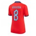 Tanie Strój piłkarski Anglia Jordan Henderson #8 Koszulka Wyjazdowej dla damskie MŚ 2022 Krótkie Rękawy